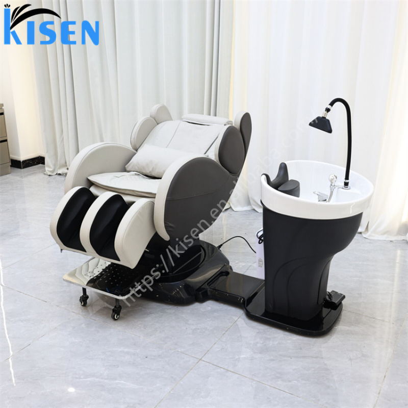 Spa Massager - Luxe draaibare haarwasstoel, moderne spa salon