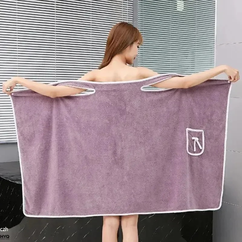Spa Towel - Damesbadhanddoeken, meisjes, draagbaar, 85*140cm, sneldrogend, bad-,