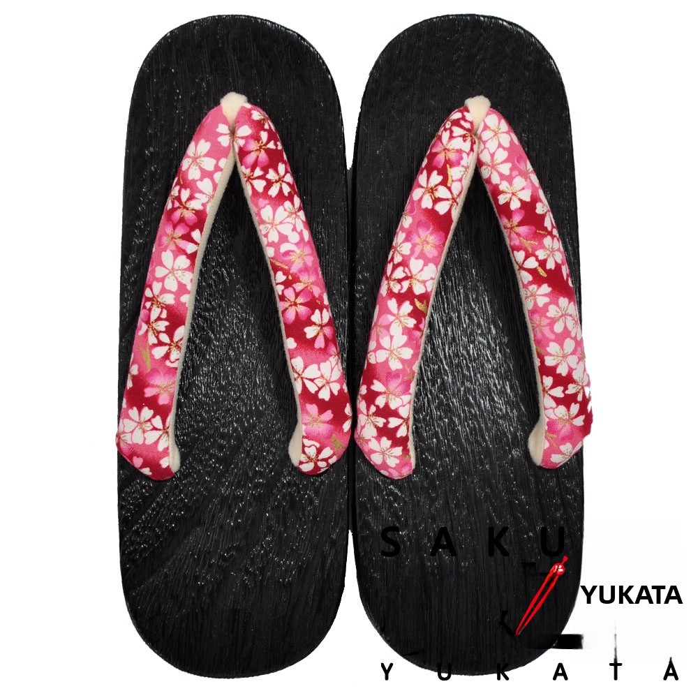Sakura Yukata houten sandalen, - Bathrobe recensie en prijs