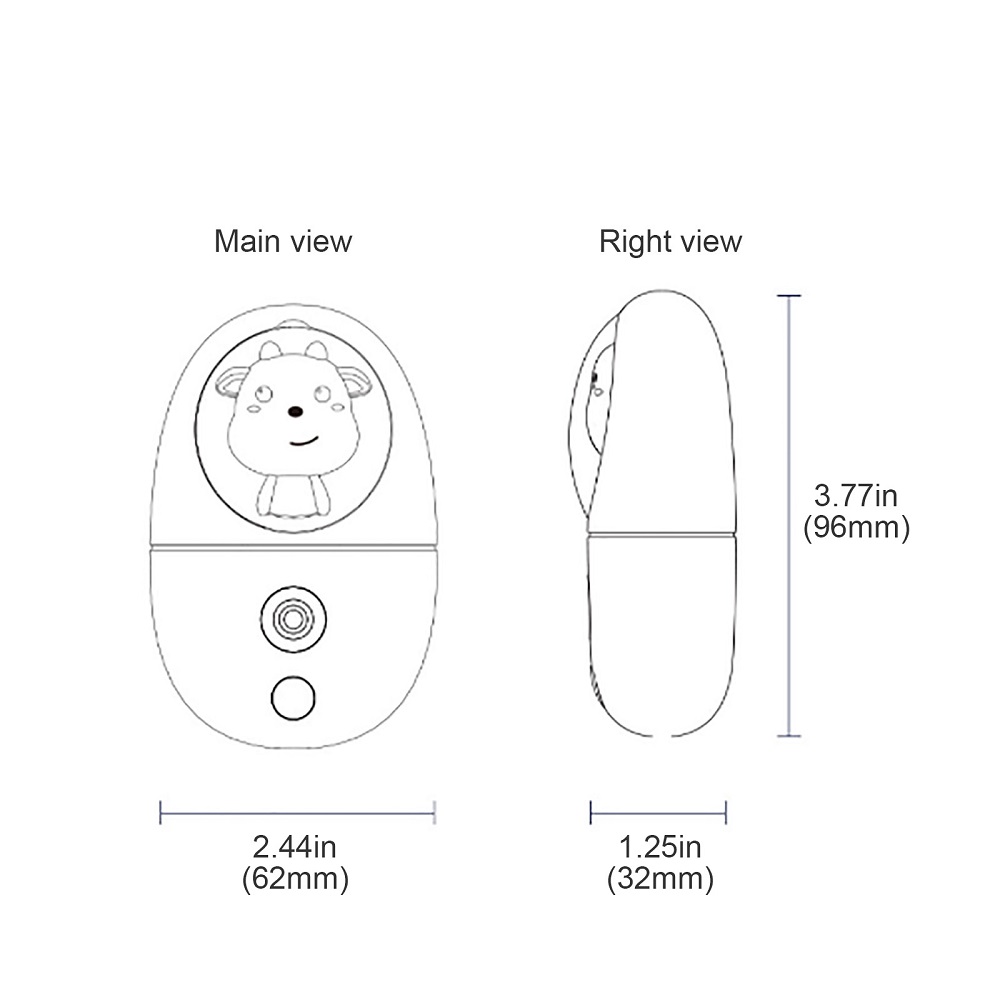Cartoon 35ML Mini Gezichtsbevo - Face Steamer recensie en prijs