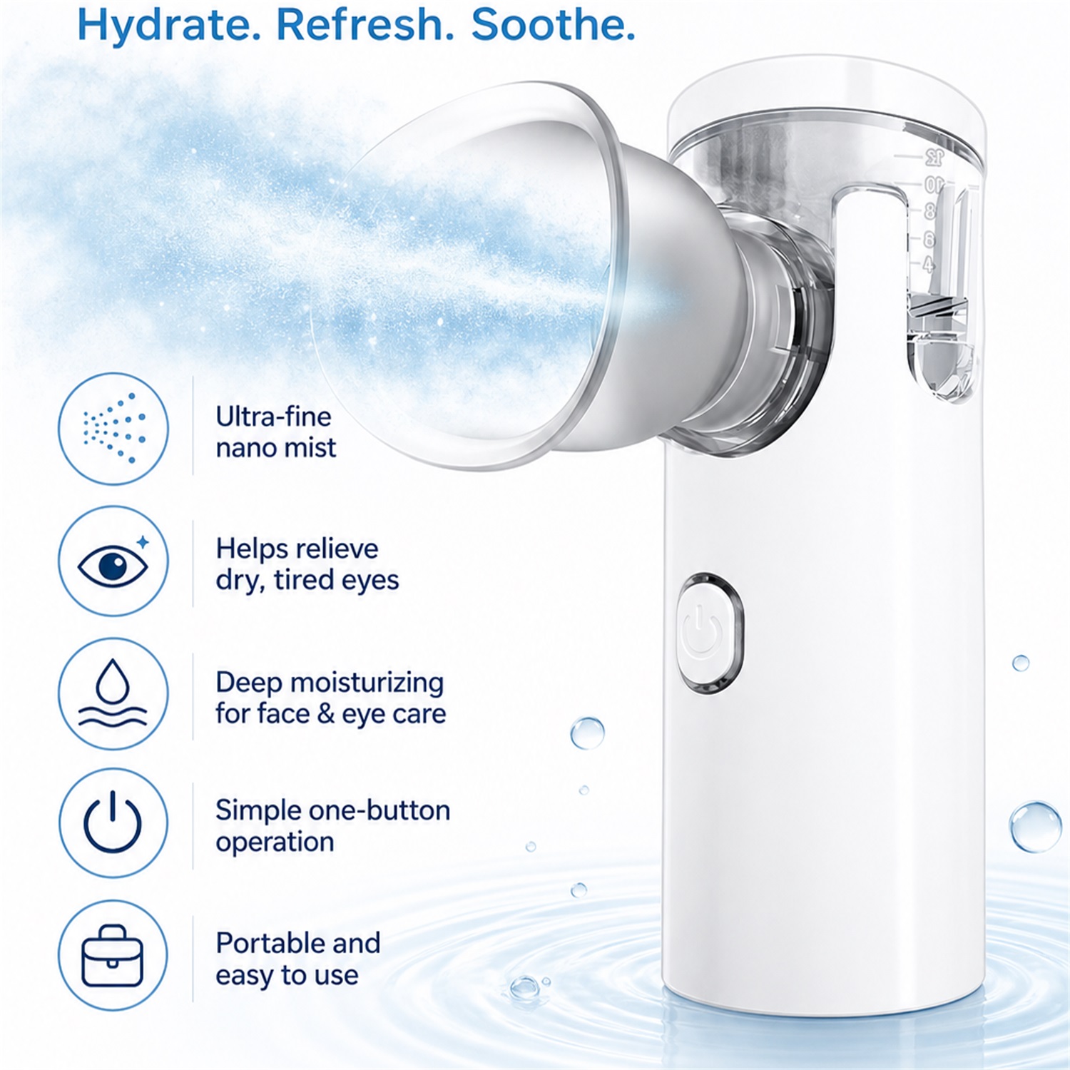 Nano Spray Oogmassageapparaat  - Face Steamer recensie en prijs