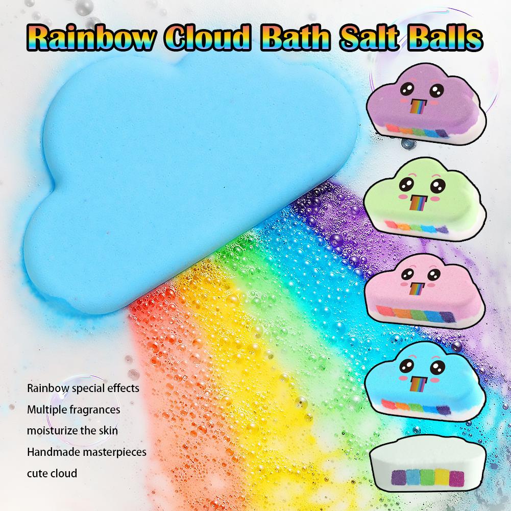 Regenboogwolk badbal voor kind - Bath Salts recensie en prijs