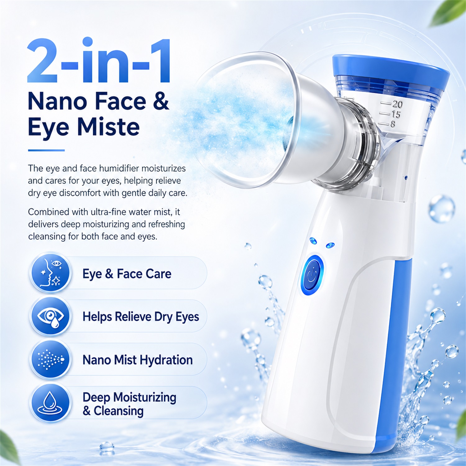 Handheld Facial Nano Mister Dr - Face Steamer recensie en prijs