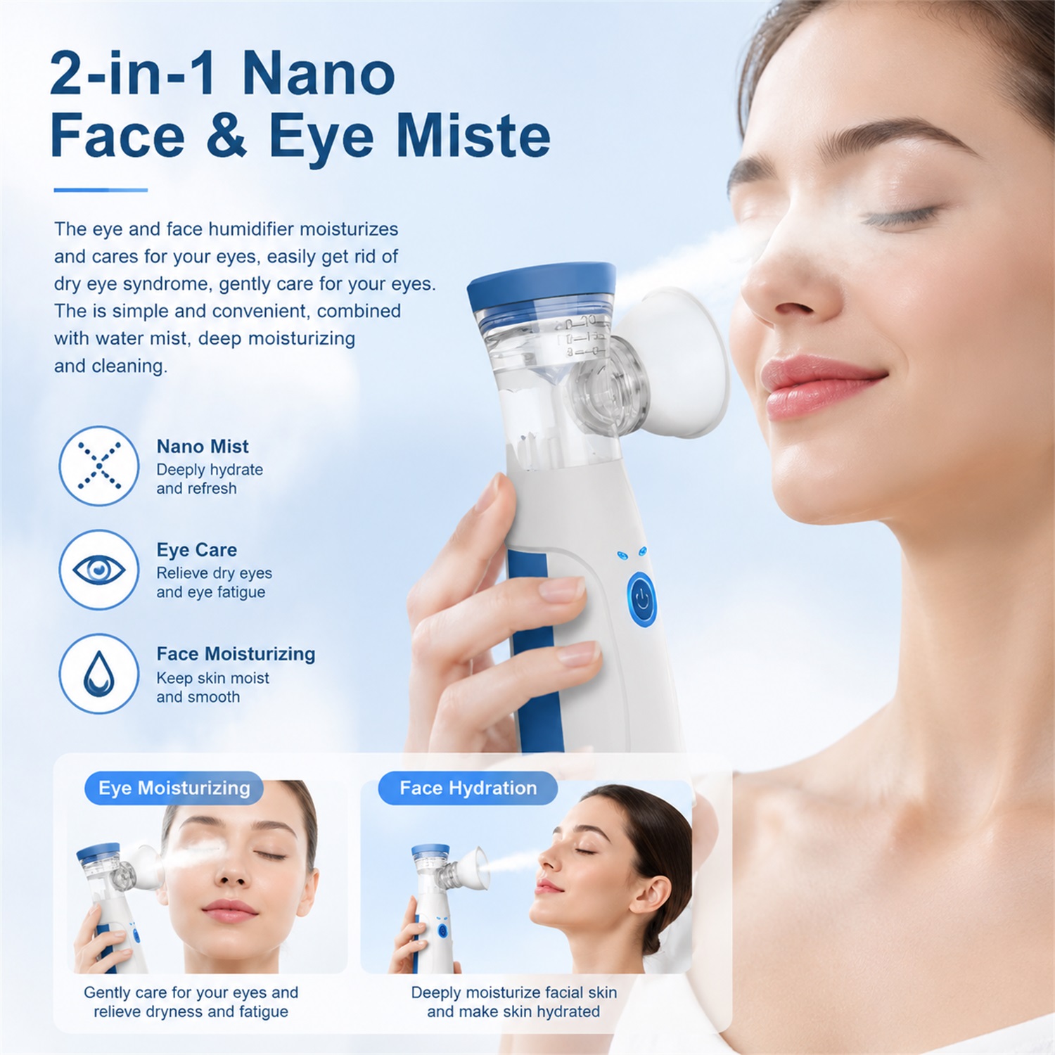 Handheld Facial Nano Mister Dr - Face Steamer recensie en prijs