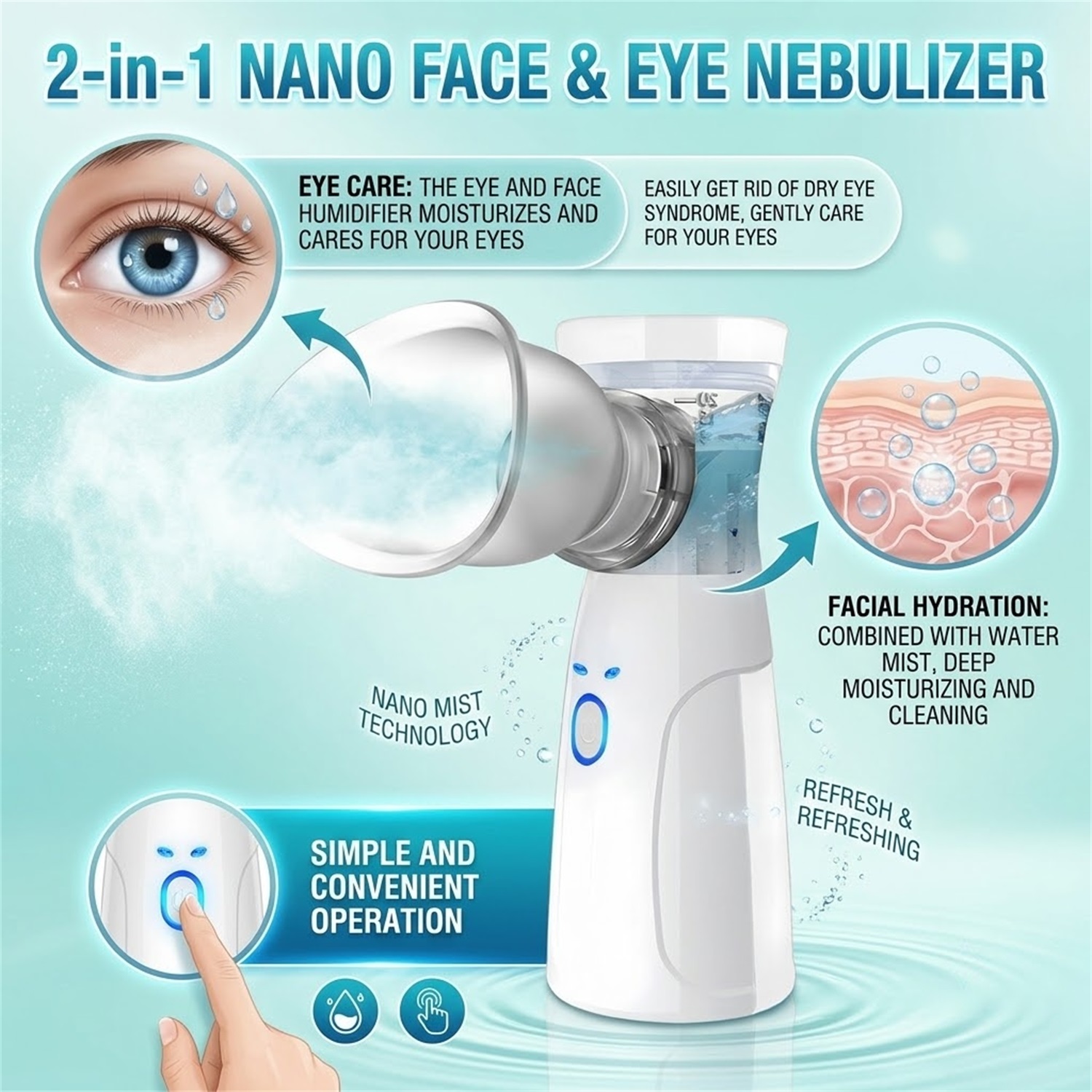 Handheld Facial Nano Mister Dr - Face Steamer recensie en prijs