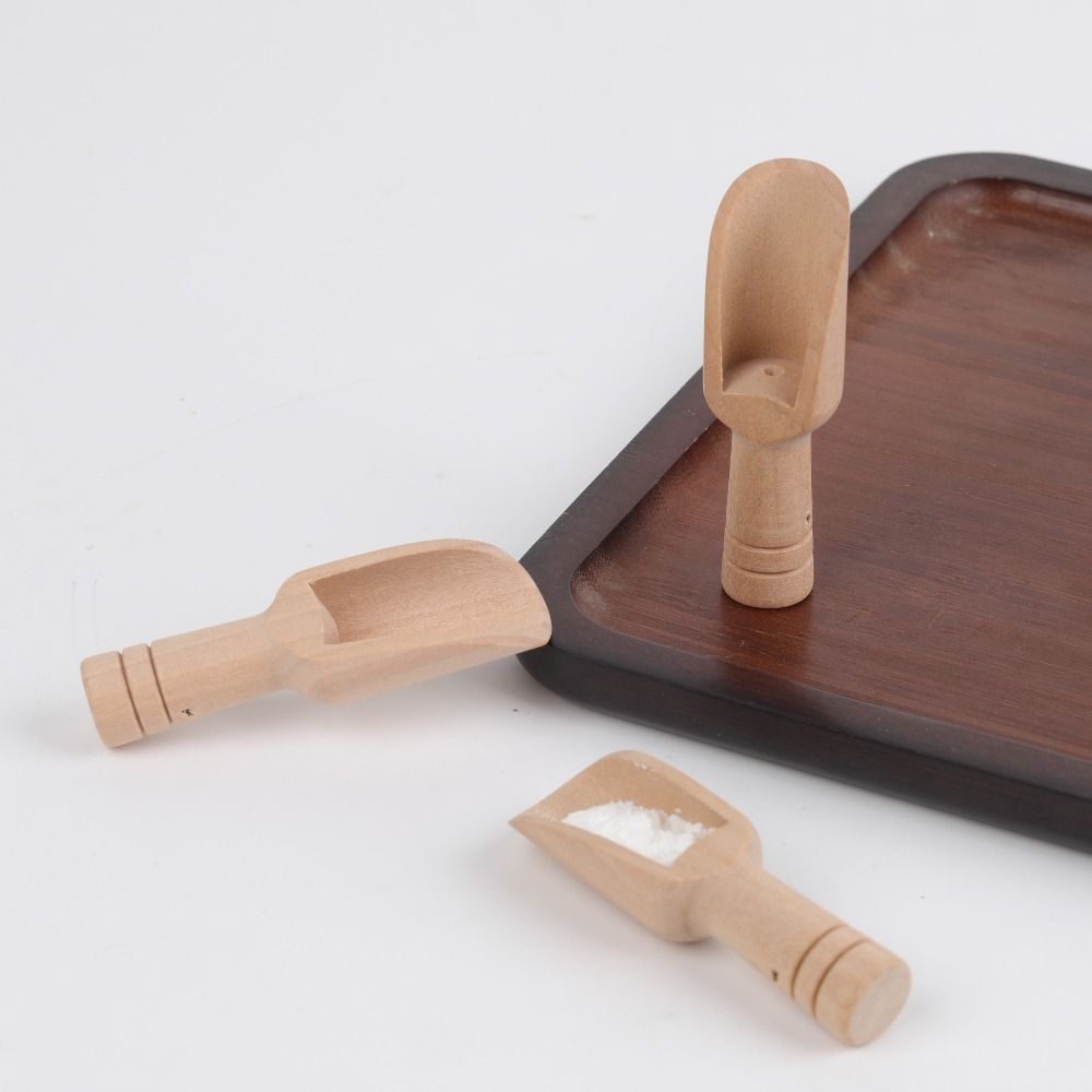 Draagbare houten mini-lepels m - Bath Salts recensie en prijs